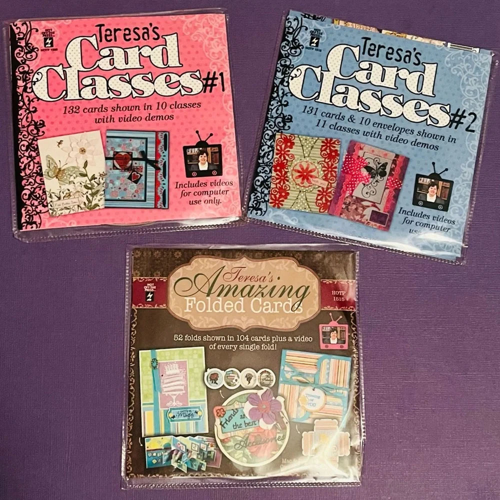 Three (3) Card Making Computer DVD’s - Picture 1 of 7